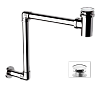 Remer Сифон для раковины с донным клапаном, цвет: cromo 984