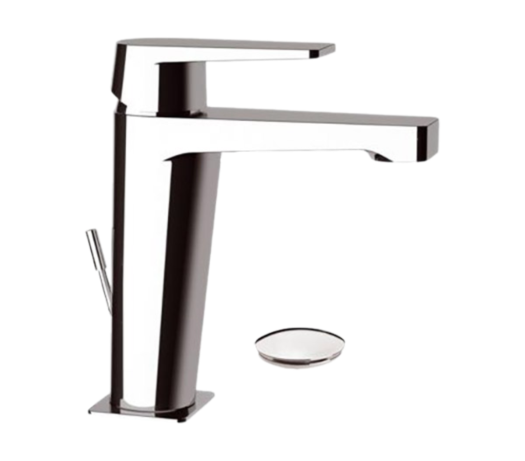 Remer Dream Смеситель для раковины, с донным клапаном, высота излива 12,4 см, цвет: cromo D10