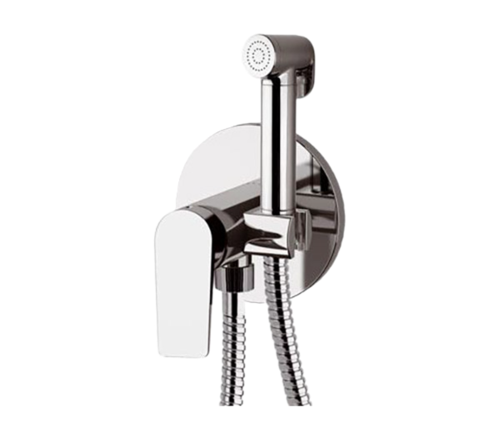 Remer Dream Гигиенический душ со смесителем, шланг 120 см, с встраиваемой частью, цвет: cromo D65W
