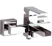 Remer Qubika Cascata Смеситель для ванны с душем, цвет: cromo QC05