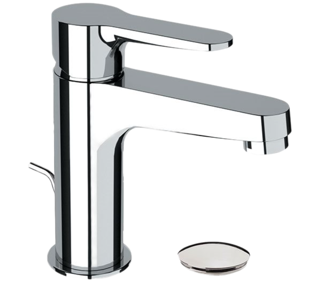 Remer Winner Смеситель для раковины, с донным клапаном, высота излива 9,5 см, цвет: cromo W10