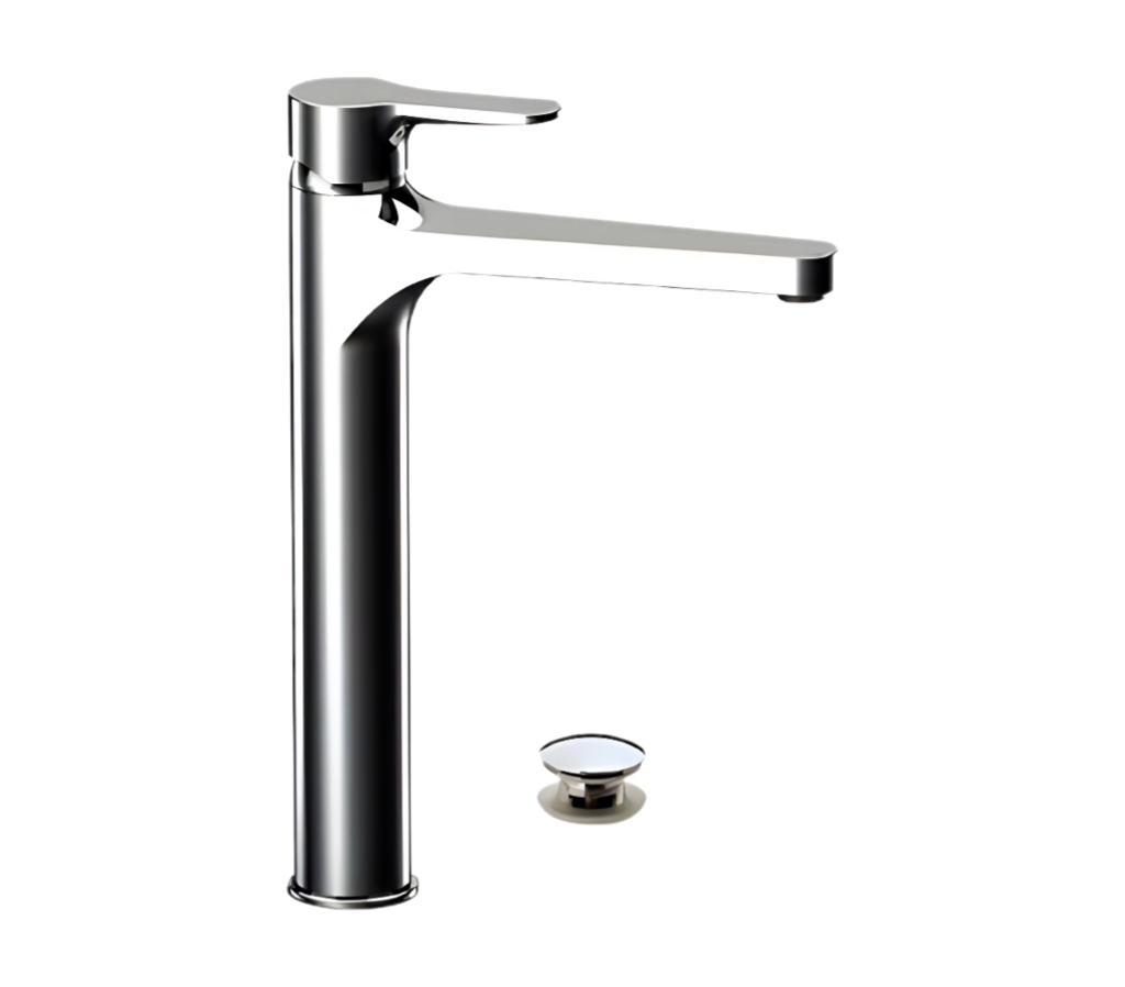 Remer Winner Смеситель для раковины, с донным клапаном, высота излива 24,3 см, цвет: cromo W10L