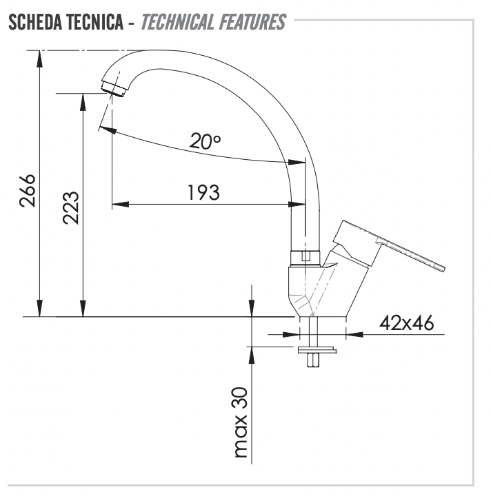 Remer Winner Смеситель для кухни, цвет: cromo W42