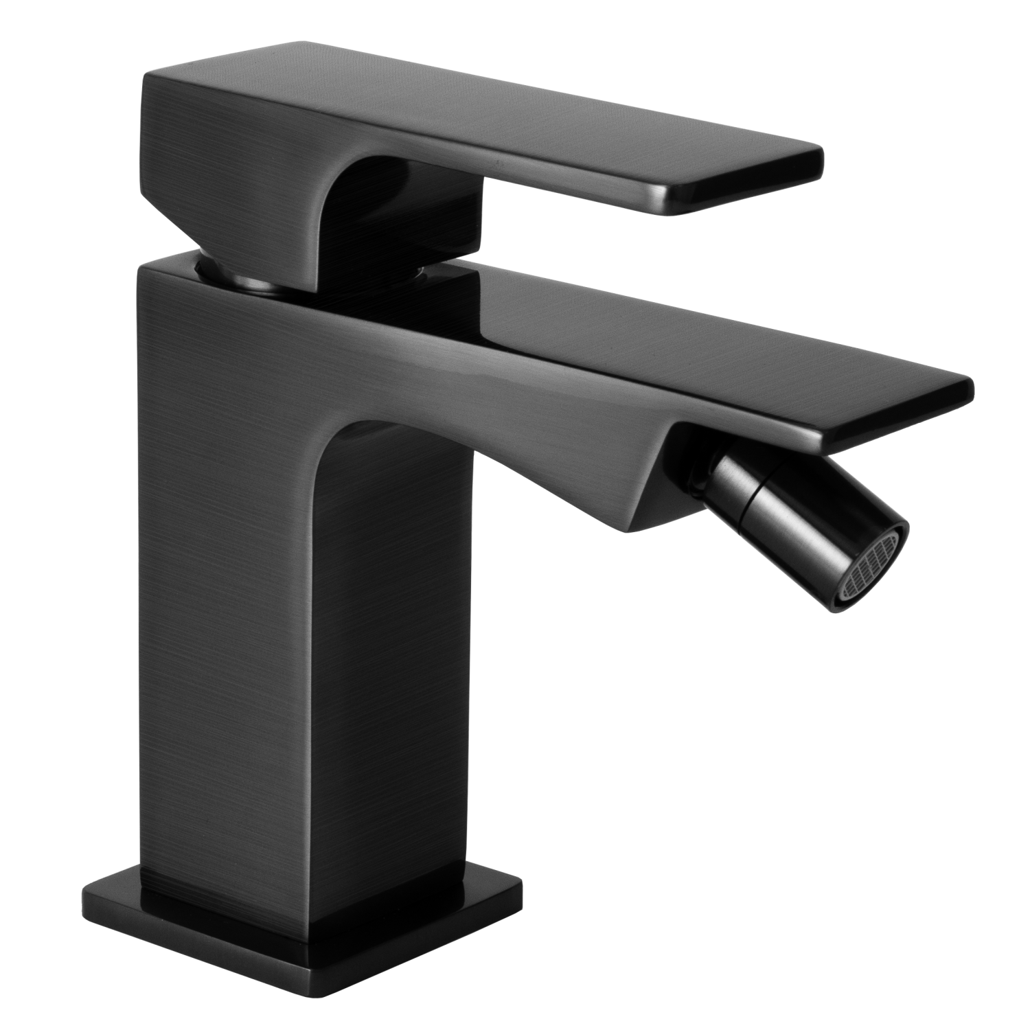 Remer Absolute Смеситель для биде, без донного клапана, цвет: cromo nero spazzolato AU22CFP