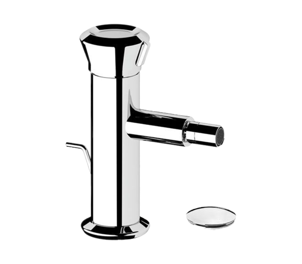 Remer Element Смеситель для биде, с донным клапаном, цвет: cromo ET20