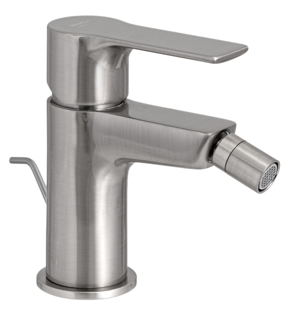 Remer Energy Смеситель для биде, с донным клапаном, цвет: nichel spazzolato EY20NP