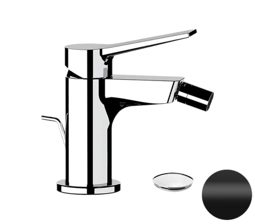 Remer Slash & Dot Смеситель для биде, с донным клапаном, цвет: nero opaco SL20NO