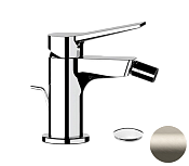 Remer Slash & Dot Смеситель для биде, с донным клапаном, цвет: visual inox SL20XV