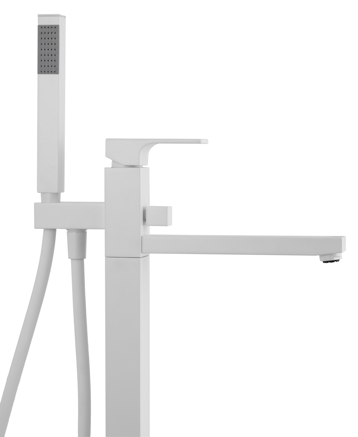 Remer Absolute Смеситель для ванны напольный, со скрытой частью, цвет: bianco opaco AU08BO