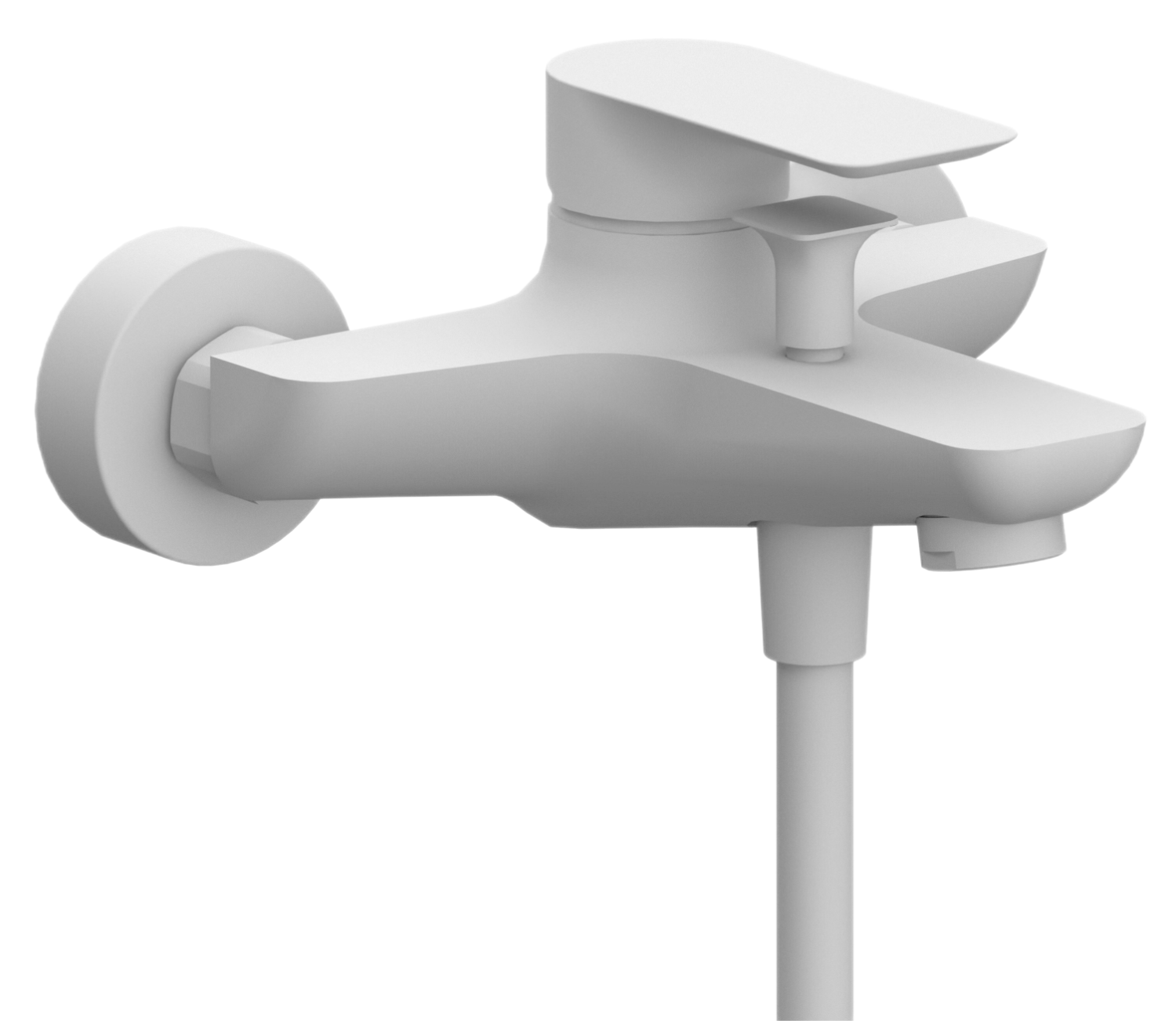 Remer Infinity Смеситель для ванны с душем, цвет: bianco opaco I05BO