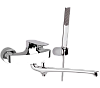 Remer Infinity Смеситель для ванны с душем, лейка, держатель, шланг 150 см, цвет: cromo I49