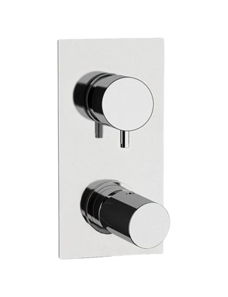 Remer Edge Термостат для ванны встраиваемый на 3 потребителя, с встраиваемой частью, цвет: cromo EG593