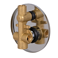 Remer Element Смеситель для ванны встраиваемый на 2 потребителя, с встраиваемой частью, цвет: cromo ET09H