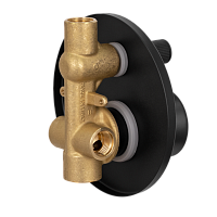 Remer Element Смеситель для ванны встраиваемый, 2 потребителя, с скрытой частью, цвет: nero opaco ET09HNO