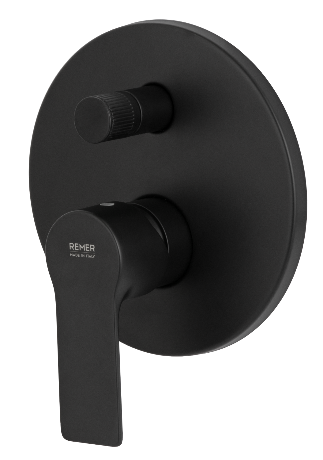 Remer Energy Смеситель для ванны встраиваемый, 2 потребителя, с скрытой частью, цвет: nero opaco EY09HNO