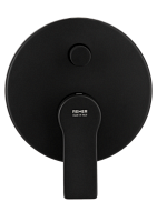 Remer Energy Смеситель для ванны встраиваемый, 2 потребителя, с скрытой частью, цвет: nero opaco EY09HNO