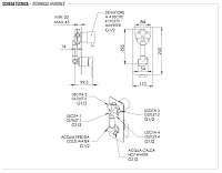 Remer Infinity Смеситель для ванны встраиваемый на 4 потребителя, с встраиваемой частью, цвет: cromo i94