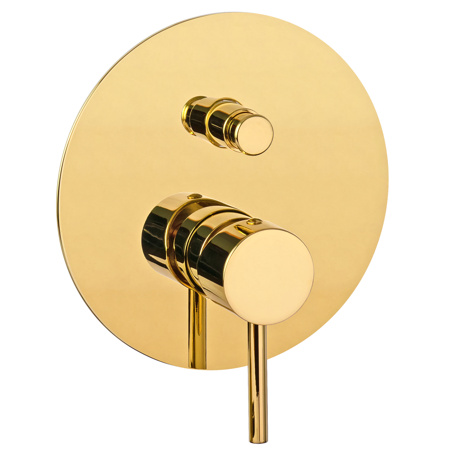 Remer X Style Смеситель для ванны встраиваемый на 2 потребителя, внешняя часть, цвет: oro lucido X09KBDO