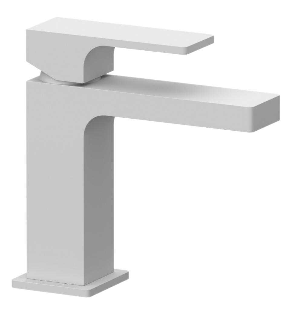 Remer Absolute Смеситель для раковины, без д/к, высота излива 11,4 см, цвет: bianco opaco AU12BO