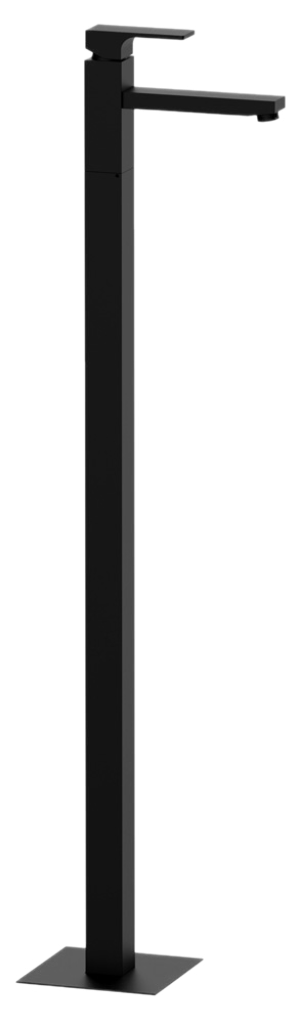 Remer Absolute Смеситель для раковины напольный, д/к, излив 17,8 см, цвет: nero opaco AU18NO