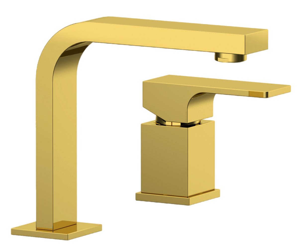 Remer Absolute Смеситель для раковины, без д/к, высота излива 14,2 см, цвет: oro lucido AU57DO