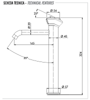 Remer Element Смеситель для раковины, без донного клапана, цвет: visual inox ET11LXLXV
