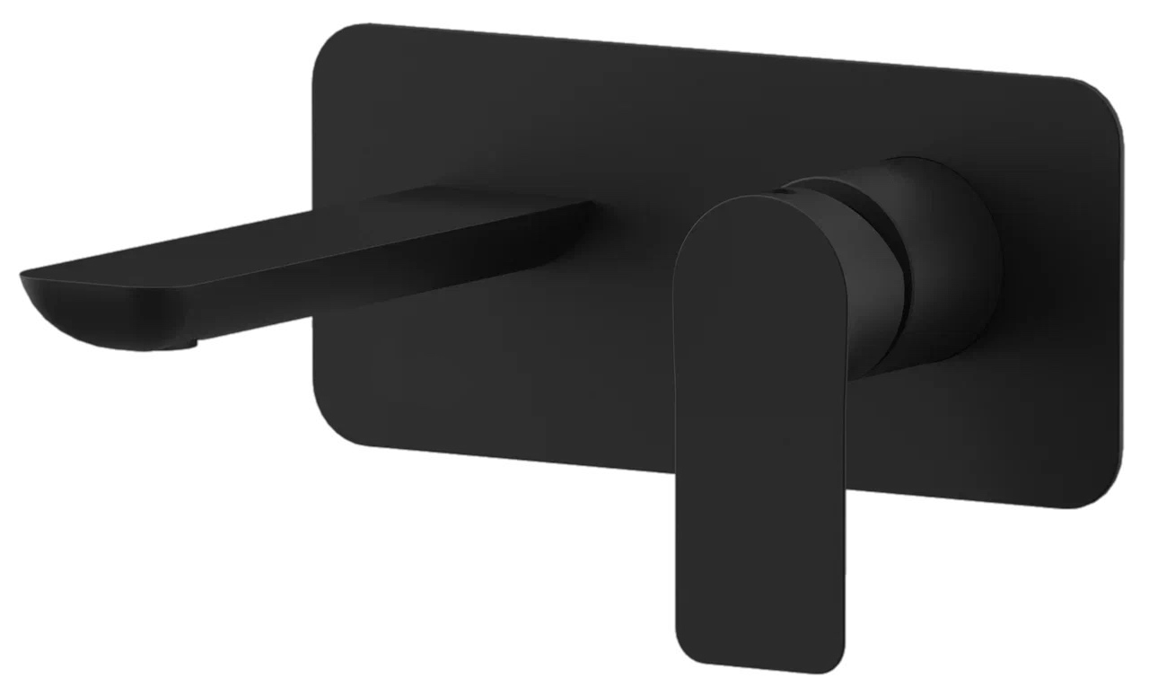 Remer Infinity Смеситель для раковины, излив 20 см, с внутренней частью, цвет: nero opaco I15NO