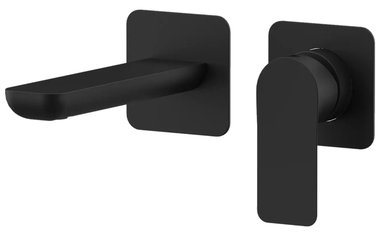 Remer Infinity Смеситель для раковины, излив 15,3 см, с внутренней частью, цвет: nero opaco I15PNO