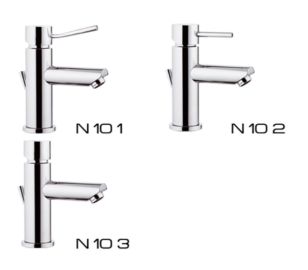 Remer Minimal Смеситель для раковины, прямой рычаг, д/к, высота излива 12 см, цвет: cromo N10A2