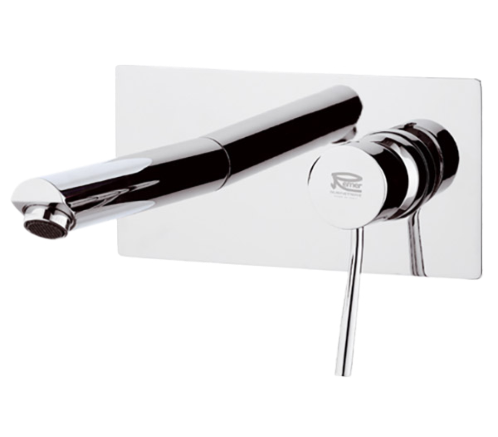 Remer Minimal Смеситель для раковины, излив 18 см, с внутренней частью, цвет: cromo N15