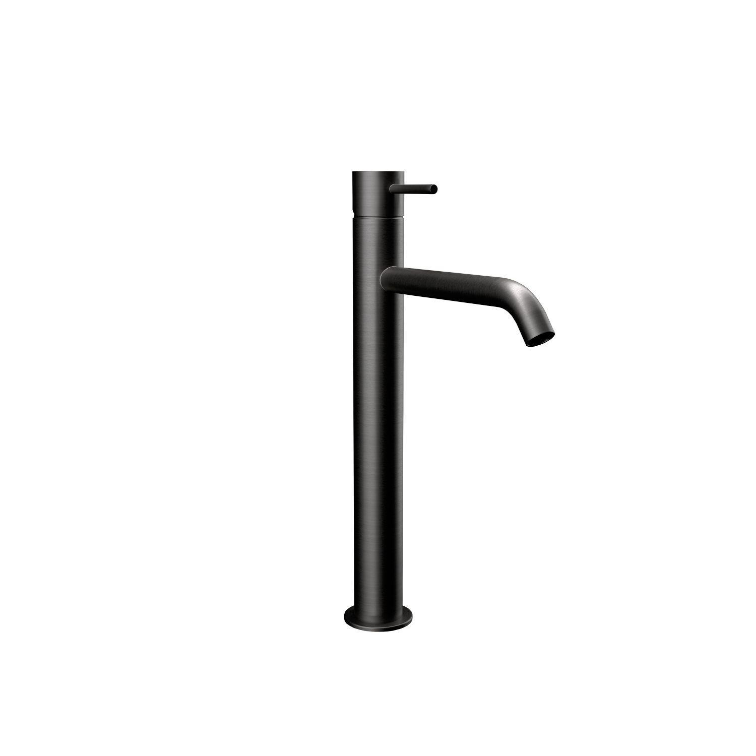 Remer X Style Смеситель для раковины, без д/к, высота излива 22 см, цвет: cromo nero spazzolato X11LXLCFP