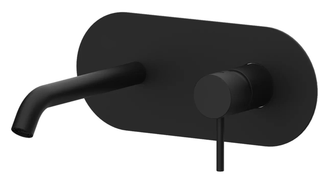 Remer X Style Смеситель для раковины встраиваемый, внешняя часть, цвет: nero opaco X15KBNO