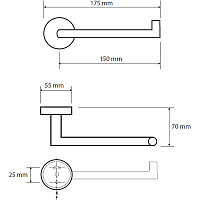 Bemeta Neo Держатель для туалетной бумаги, подвесной, цвет: нержавеющая сталь 104212035L
