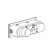 Carimali Встраиваемая часть для термостатического смесителя на 2 положения W5100