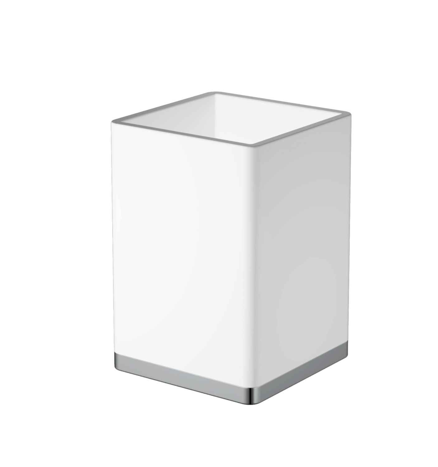 Boheme Стакан настольный, латунный, цвет: chrome/white 10961-W-CR