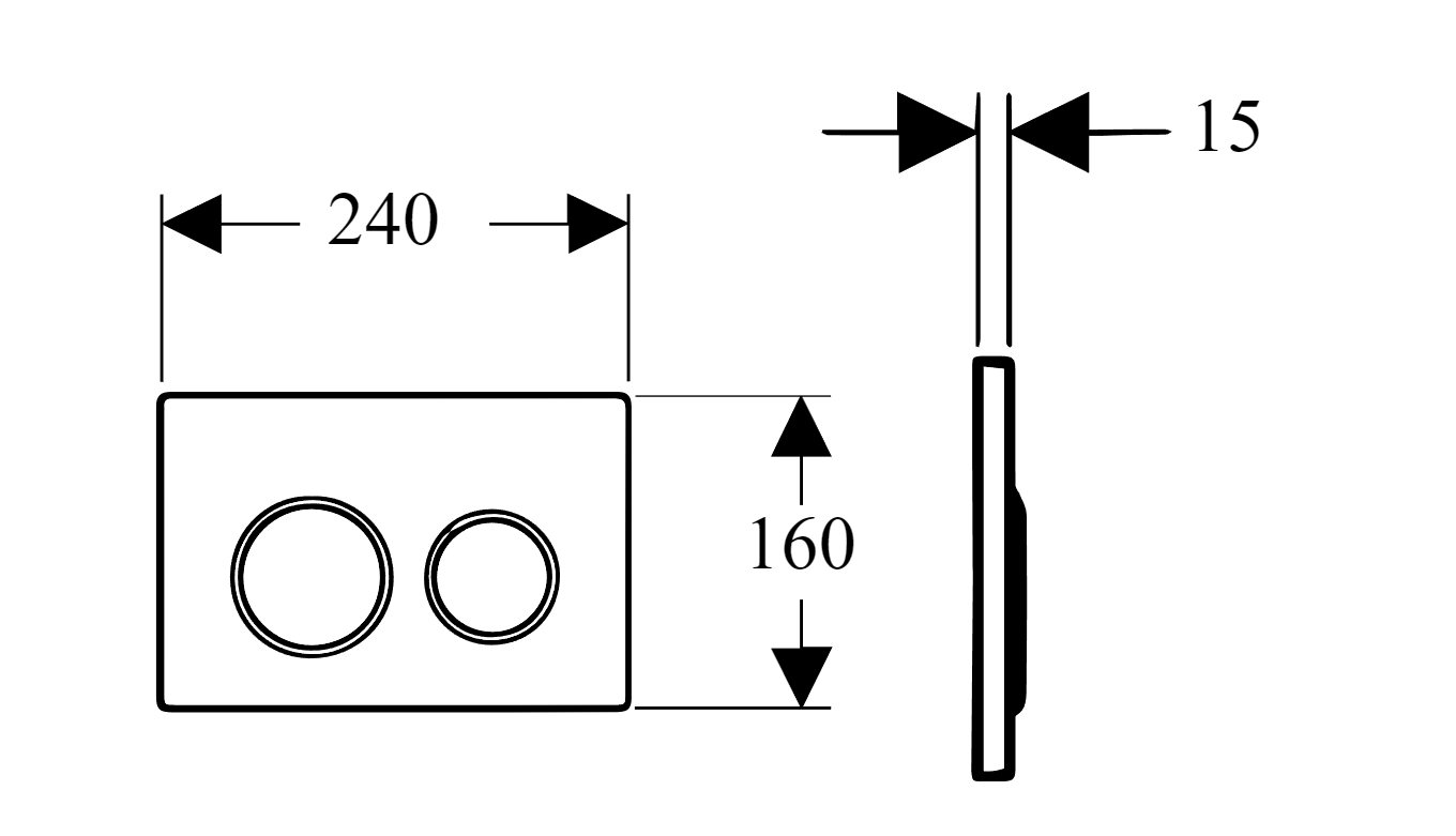 Boheme Кнопка смыва для инсталляции, пластик, цвет: gold 658