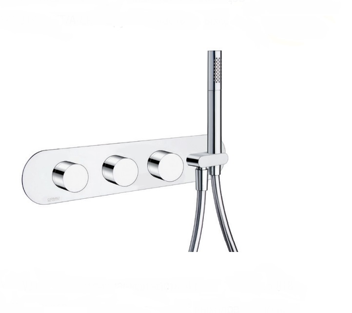 Carimali IlTondo Смеситель встраиваемый для душа на 4 выхода, гибкий шланг, цвет: хром 21948EST/A-CR