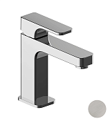 Cisal Cubic Смеситель для раковины на 1 отверстие, цвет: Brushed Nickel CU0004902F