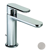 Cisal LineaViva Смеситель для раковины на 1 отверстие, цвет: Brushed Nickel LV0005102F