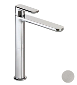 Cisal LineaViva Смеситель для раковины на 1 отверстие, цвет: Brushed Nickel LV0035402F