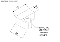 Remer Держатель ручного душа регулируемый, цвет: nichel spazzolato 339SSNP