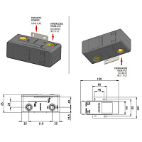 Remer Скрытая часть для смесителя RRBOX15