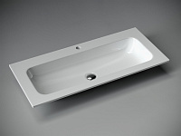 Ceramicanova Grace Раковина накладная 101х45,7 см, без перелива, цвет: белый глянцевый CN7013