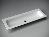 Ceramicanova Grace Раковина накладная 121х45,7 см, без перелива, цвет: белый глянцевый CN7017