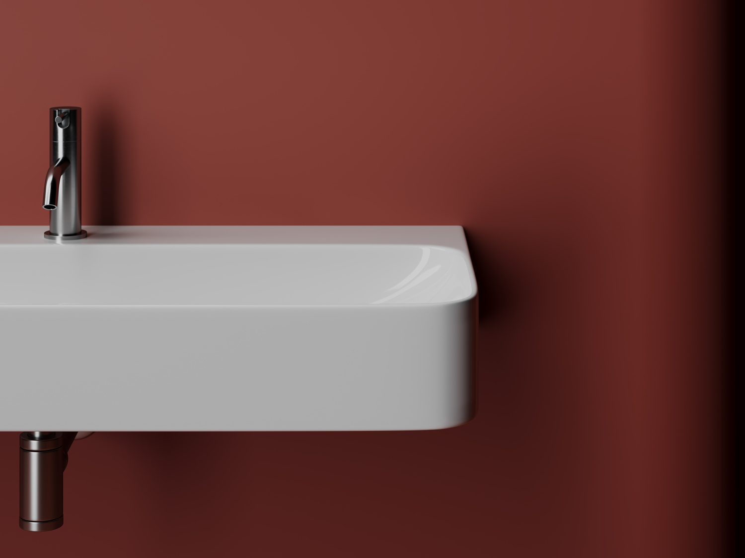 Ceramicanova Aura Раковина подвесная 100х47 см, без перелива, цвет: белый глянцевый CN2007