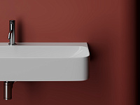 Ceramicanova Aura Раковина подвесная 100х47 см, без перелива, цвет: белый глянцевый CN2007