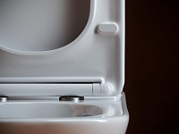 Ceramicanova Alfa Чаша для унитаза, безободковый с крышкой микролифт, цвет: белый глянцевый CN9002-B