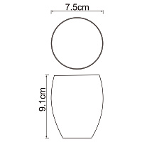 Wasserkraft Ruwer Стакан для зубных щеток, цвет: нержавеющая сталь K-6728