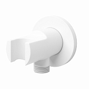 Wasserkraft Mindel Шланговое подключение с держателем душа, цвет: белый Soft-touch A148