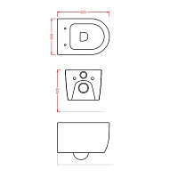 ArtCeram Monet Унитаз подвесной безободковый 36x52 см, цвет: matt white MNV001 05 00